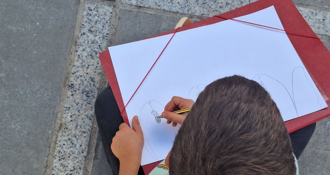 Cases amb mirada artística dels nens i nenes de 1r