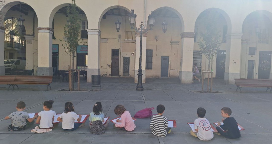 Cases amb mirada artística dels nens i nenes de 1r